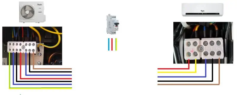 schema electrique de clim