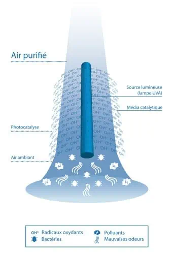 Fonctionnement purificateur d’air